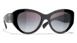 BUTTERFLY CHANEL SUNGLASSES BLACK 5492-a c.1047/s6