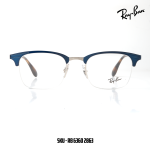 Ray‑Ban RB6360 2863 – Navy Blue & Silver - Image 7