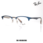 Ray‑Ban RB6360 2863 – Navy Blue & Silver - Image 5