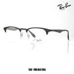 Ray‑Ban RB6360 2861 – Polished Black & Silver - Image 5